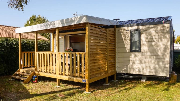 Mobil-home à louer à Notre-Dame-de-Monts en Vendée.
