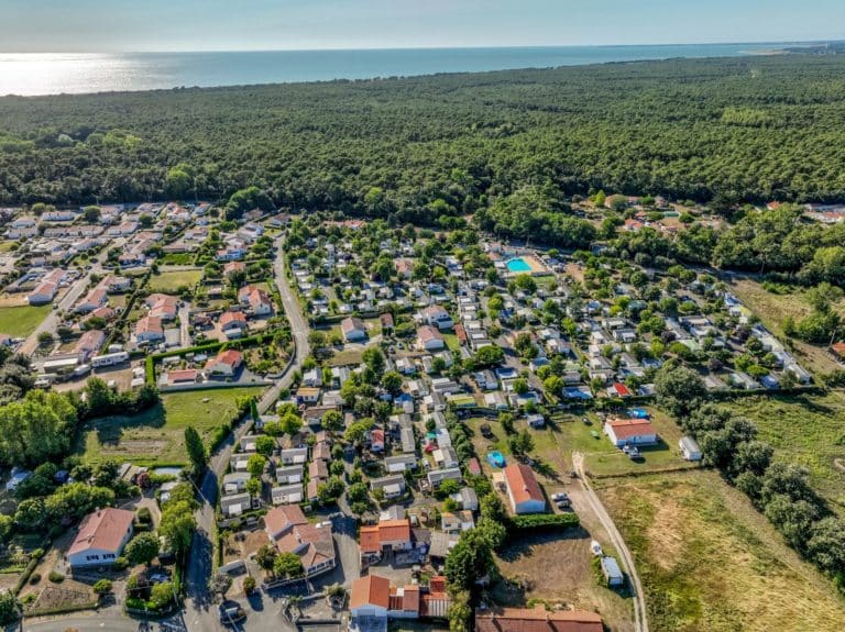 Camping Le Lagon Bleu à Notre-Dame-de-Monts en Vendée.